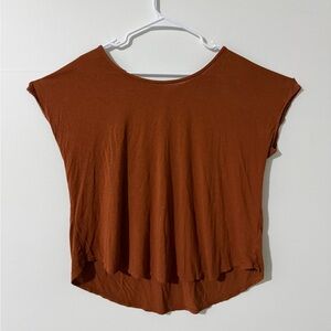 Women's Rust Top With Twist Back Detail